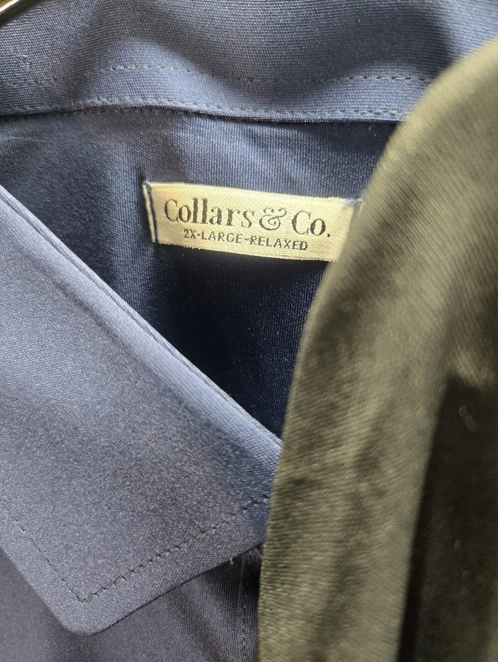 Lot of 5 Collars & Co Men's 2XL Polo Relaxed Dress Shirts NWT & NWOT
